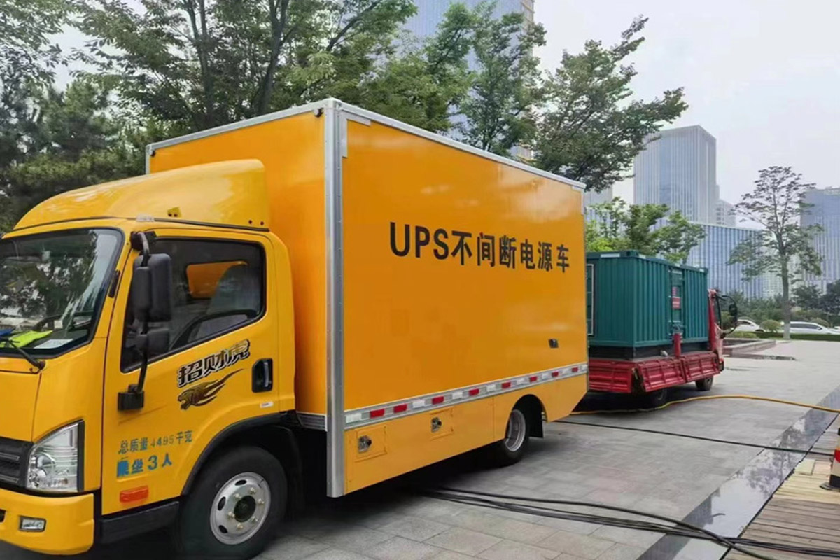 广西发电机租赁施工现场