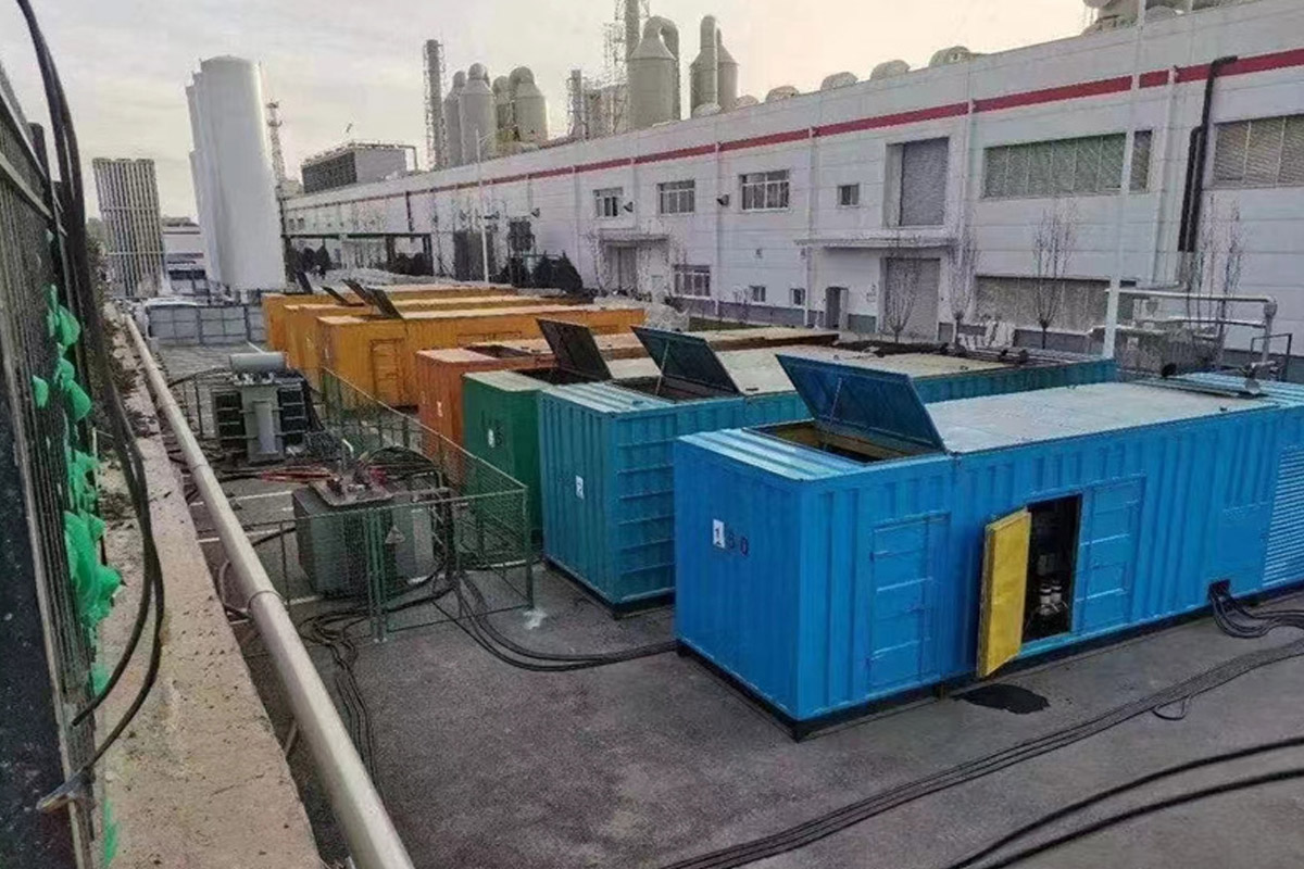 广西发电机租赁施工现场